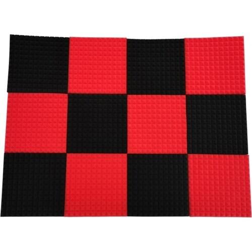 10Pcs Soundproof Foam Studio Acoustic Foam Sound Absorption Treatment Panel 2019ing
