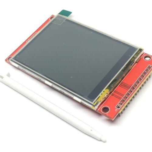 2.8 inch TFT LCD Module with Touch Panel ILI9341 Drive IC 240(RGB)*320 SPI Interface (9 IO) 240*320 Touch ic XPT2046 spi port