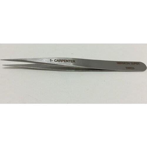 Bergeon 6671-1 Super fine points for hairsprings puntas largas.extra finsa para espirales Tweezers for Watch tool