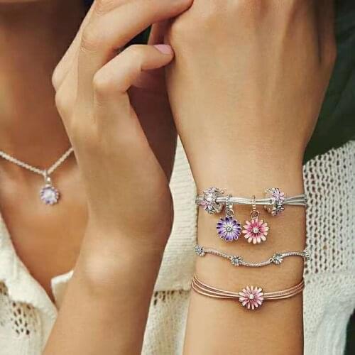 100% 925 Silver Mine Miqie Beads Are Suitable For The Original Pandora Bracelet Necklace Womens Diy Charm Jewelry