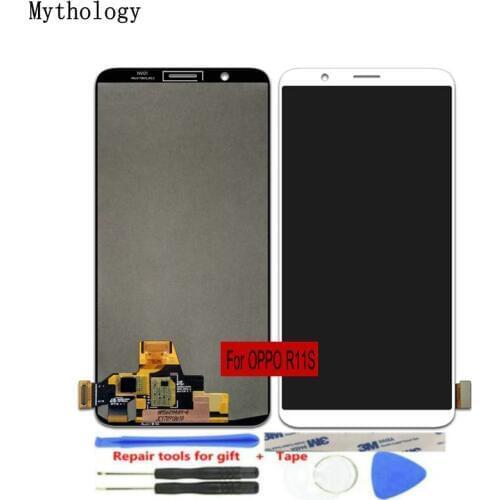 For OPPO R11s LCDs Touch Screen 6.01"Display Assembly Replacement Mobile Phone Panels Repair Tools Mythology