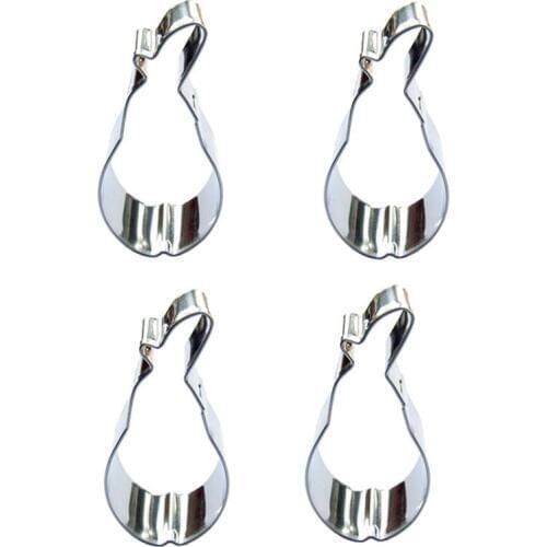 Mini Pear shape 4 piece biscuit cutting molds, baking tools, cake decorating soft candy tools