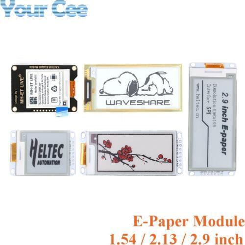 1.54 2.13 2.9 inch SPI E Ink E Paper LCD Display Screen Module E-Ink E-Paper Module Red White Black Display DIY for Arduino