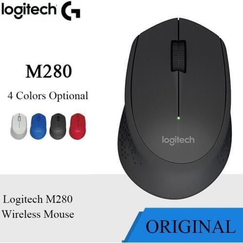Logitech Mice M280 wireless mouse with 2.4GHz wireless technology USB nano for laptop office home using