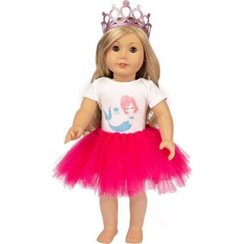 New dress Fit for American Girl Doll Clothes 18-inch Doll , Christmas Girl Gift(only sell clothes)