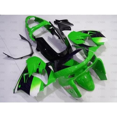 For Zx-9r 1998 - 1999 Fairing Zx 9r 1998 Green Black Abs Fairing for Kawasaki Zx9r 98 Full Body Kits Unpainted