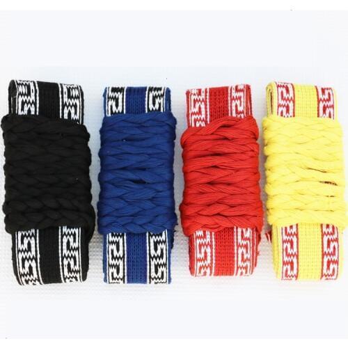100% cotton clothes belt kung fu tai chi belts wing chun multicolor taiji belts high quality belt for kungfu practice wholesale