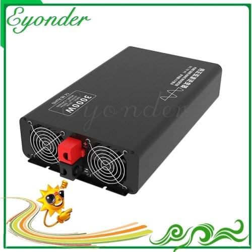 12v 24v 36v48v 60v 72v to 100v 110v 115v 120v 200v 220v 230v high voltage dc to ac inverter Pure Sine Wave 3000w power converter