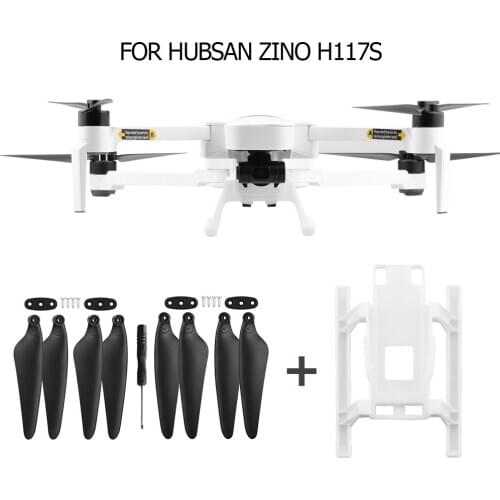 Propeller Guards Heightened Landing Gear for Hubsan Zino H117S Height Leg Foot Protector Gimbal Protection Accessories Sets