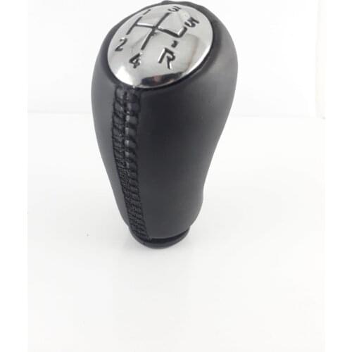 RENAULT MEGANE II / III -CLIO III/IV- SCENIC II- FLUENCE- LEATHER GEAR SHIFT KNOB NICKEL COVER HANDMADE SEWING 8200079112