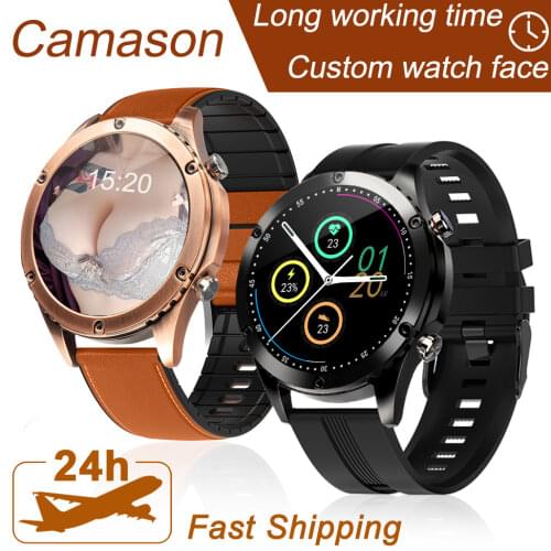 Camason Smart Watch Dial Call Smartwatch Men Sport Fitness Bracelet Clock Watches For Android Apple Xiaomi ect.Bluetooth-call