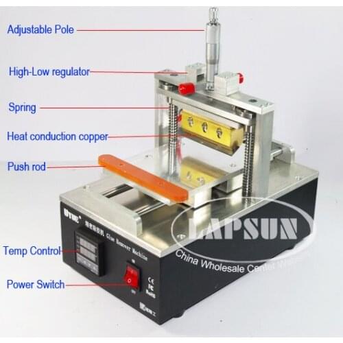 Precision Mobile LCD Screen Remove Glue Adhesive Cleaning Residues OCA LOCA Optical Machine for Phone 4 4S 5 6 6+ Samsung S5 S6