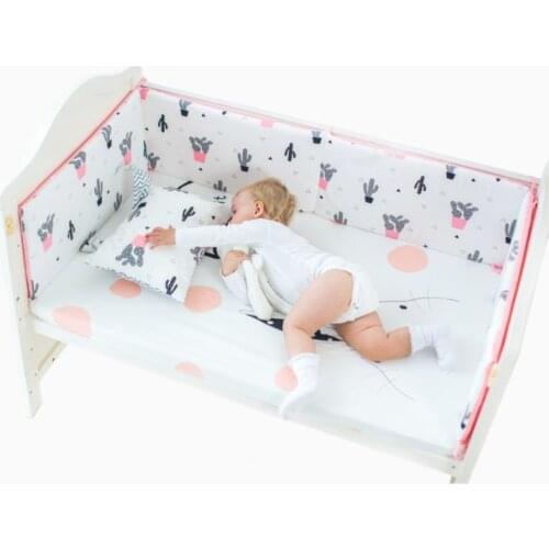 1 Pc Toddler Baby Crib Bumpers Pads for Infant Cot Universal Liners Protector F3ME