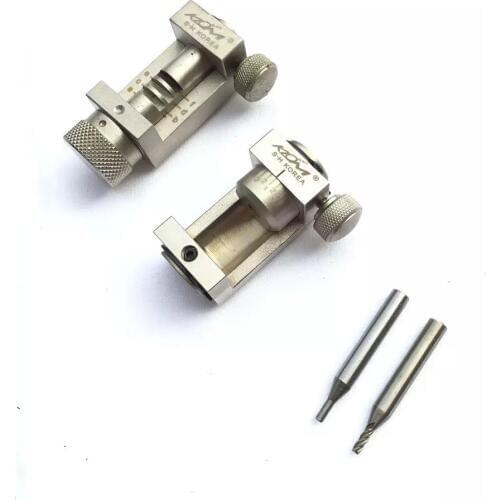 100%KLOM Mondeo Jaguar Key Code Machine Clamp Key Cutting Machine Fixture Tool for Ford Car key cutting (one set)