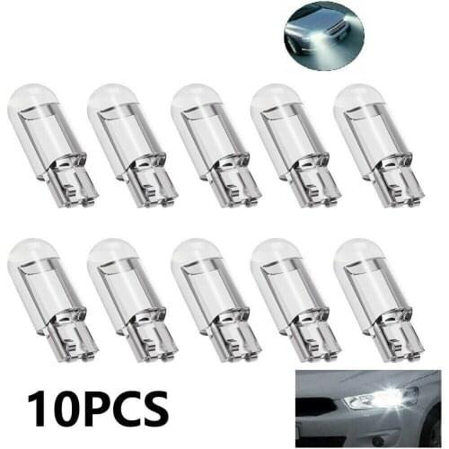 10x T10 501 Led Car Side Light White Bulbs Error Free Canbus Xenon W5w Sidelight COB Led Lights