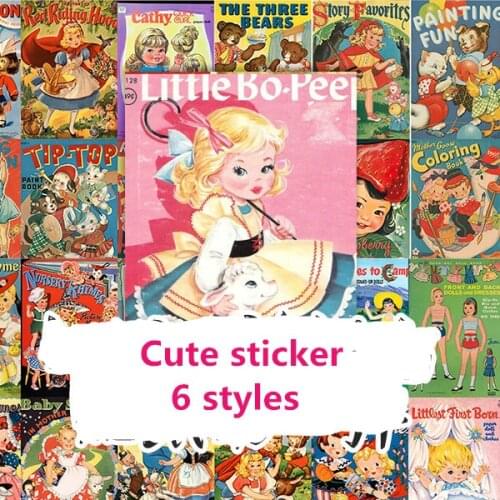 18PCS Cute sticker Stickers Crafts And Scrapbooking stickers kids toys book Decorative sticker DIY Stationery
