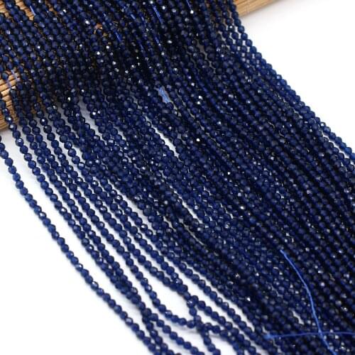 2021 Natural Stone Small Beads Section Round Spinels Loose Beads for Jewelry Makin Bracelet Necklace Gift Size 3mm Wholesale