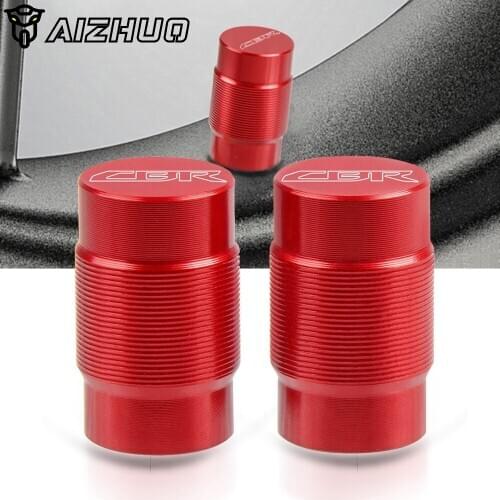 Wheel Tire Valve Stem Caps Airtight Covers For Honda CBR250F CBR250R CBR300R CBR500R CBR600F CBR650F CBR600RR CBR1000RR