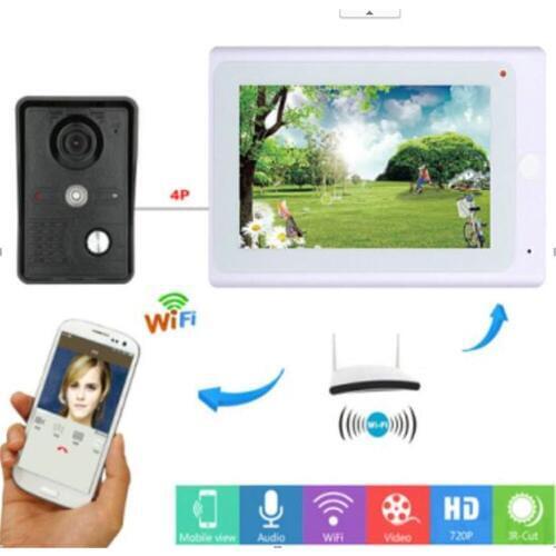 7 Inch Wired WIFI 1000TVL HD Video Door Phone