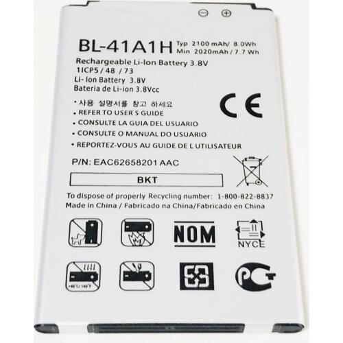 3.8V 2100mAh BL-41A1H For LG Tribute HD LS676 Battery