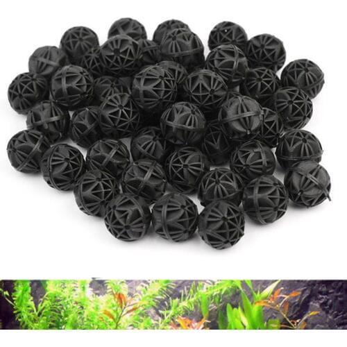 20pcs 16mm/26mm Bio Balls Aquarium Filter Fish Tank Reefs Sponge Wet/Dry Clean Media Portable for Air Pump Canister Decoration