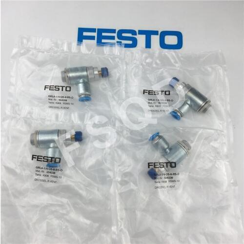 GRLA-1/4-QS-4-RS-D GRLA-1/4-QS-6-RS-D GRLA-1/4-QS-8-RS-D GRLA-1/4-QS-10-RS-D GRLA-1/4-QS-12-RS-D FESTO one-way throttle valve