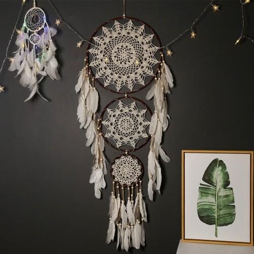Coffee Home Decoration and Wall Hanging Harajuku Style Large Dreamcatcher Ornament Gifts Room Decoration Accessories