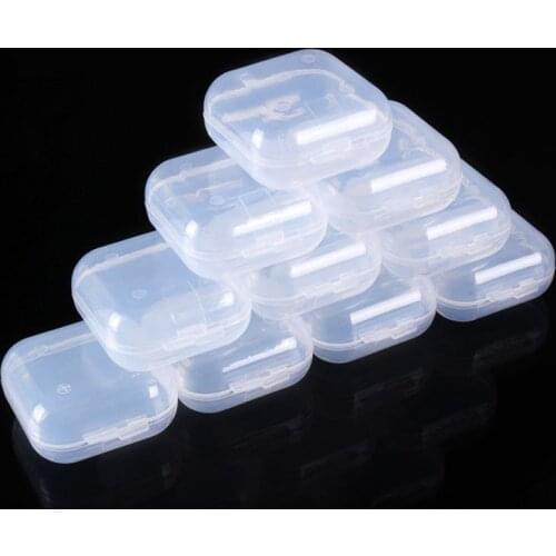 Pill Box Transparent Pill Case Mini Portable Storage Container Weekly Tablet Pill Medicine Box Plastic Case Organizer