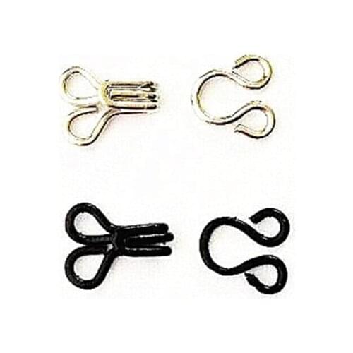 20Sets Mini Metal Buckles Invisible Buckle Hook For DIY Doll Clothing Accessories Handmade Making Materials