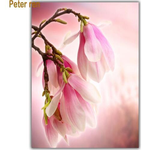 DIY 5d diamond mosaic flower orchid handmade full diamond painting cross stitch kits diamond embroidery patterns rhinestones