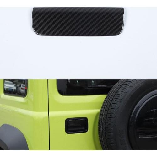 New ABS Car Trim For Suzuki Jimny 2019 Up Car Rear Trunk Door Handle Cover Exterior Auto Styling Molding