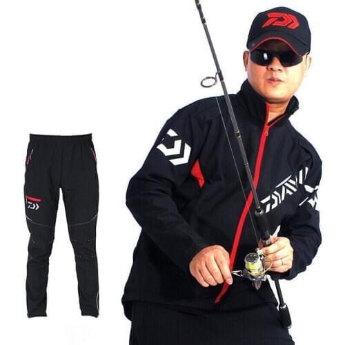 2021 New Clothing Winter Fishing Jacket Pants Waterproof Windproof Keep Warm With Inside Clothes Clothes Fishing Suit