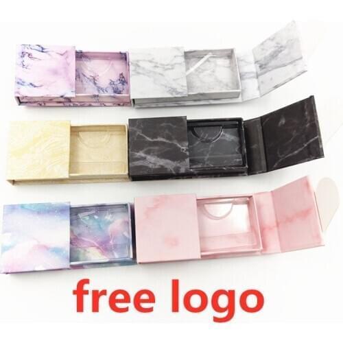 Wholesale false eyelash packaging box lash boxes packaging custom logo faux cils mink lashes magnetic rectangle case bulk vendor
