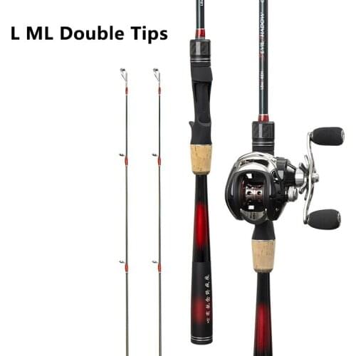 Fishing Rod Carbon Double-pointed Long Throw Fishing Rod White Fishing Rod with Clever Mouth Fishing Tools Fishing Equipment