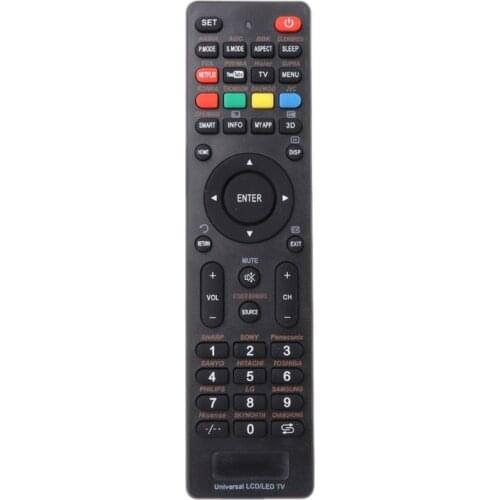 Ultra-thin LCD LED Universal Smart TV Remote Control Controller Replacement for sony Supra Bbk E56B