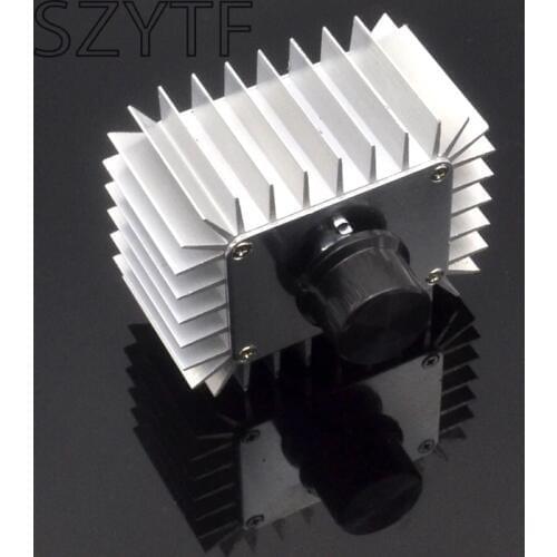 High-power electronic voltage regulator 5000W 220V regulator SCR dimming thermostat regulator