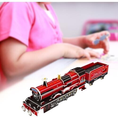 3D Stereoscopic Puzzle for Adults and Teens Train Model Kits Intelligence Toys K1MB