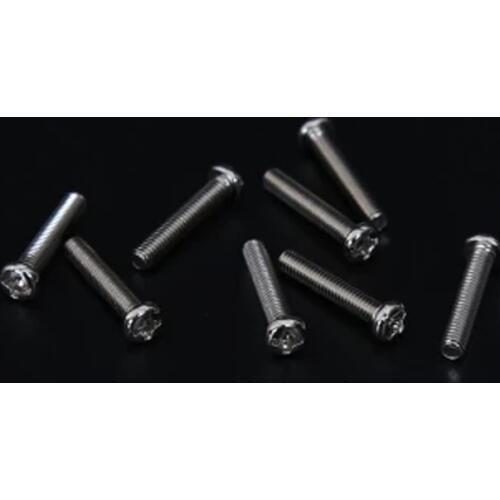 50pcs M2 GB818 Electronic small screw Round head Phillips Pan heads nickel plated screws 2mm-16mm Length