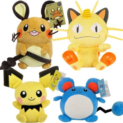 Dedenne Bulbasaur Cubone Eevee Snorlax Lapras Kids Gift Pokemon Plush Doll Charmander Pikachu Stuffed Toys for Children