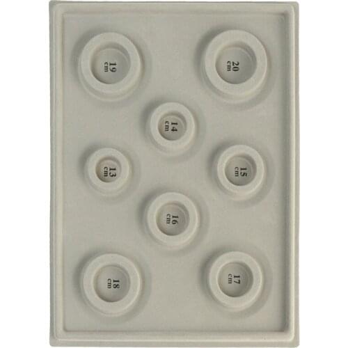 Flocked Beading Bead Board Bracelet Design Tray Jewellery Making DIY Craft Tool gray