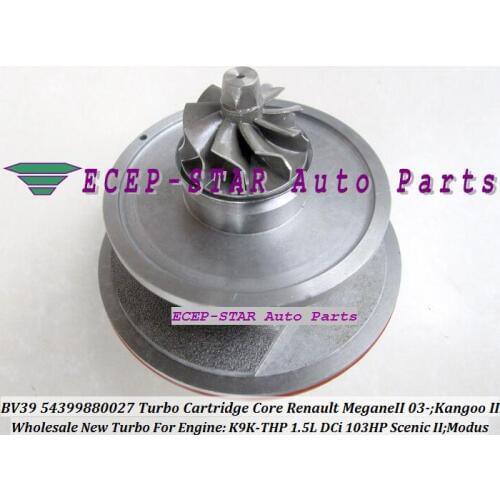 Turbo CHRA Cartridge Core BV39 54399880027 54399700027 Turbocharger For Renault Megane II 03- Kangoo Scenic 2 Modus K9K-THP 1.5L