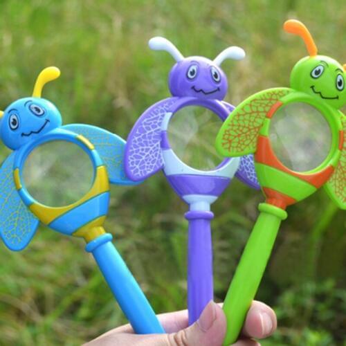 1pc Kids Magnifier Baby Early Learning Physical Chemistry Science Experiment Educational Toy Magnifier Toys for Children New