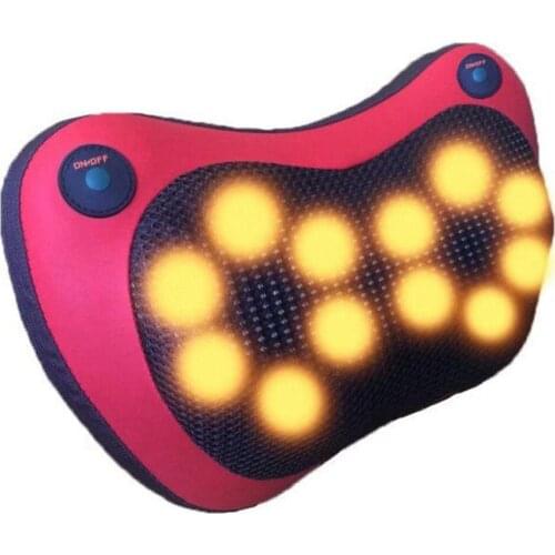 Back Massager for Neck Body Massager Electric Massage Pillow Heating Cervical Massager Car Neck and Back Massage Pillow Vibrator