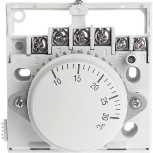 220V 6A Mechanical Room Thermostat Temperature Controller Air Condition and Floor Gas Boiler Heating X7YF