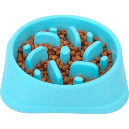 Dog Slow Feeder Bowl, Non Slip Puzzle Bowl - Anti-Gulping Pet Slower Food Feeding Dishes Interactive Bloat Stop Dog Bowls