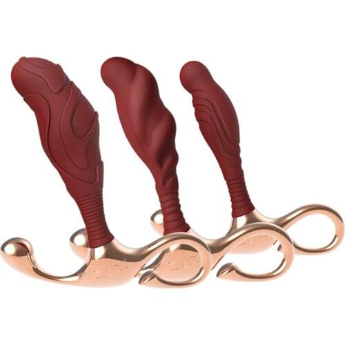 Soft Metal Silicone Butt Plug Three Size Anal Sex Toys Men Women Wholesale Big Buttplug Adult Sexshop