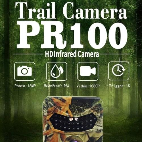 Mini Newest JPEG/AVI Trail Wildlife Camera 16MP 1080P Night Vision Cellular Mobile Hunting Cameras IP65 Wireless Photo Trap