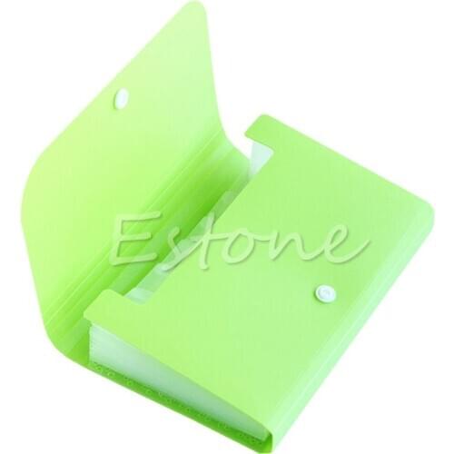 File Document Folder Bag Case Bills Receipts Pouch Card Holder Organizer 20CA