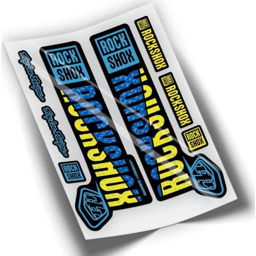 Pegatinas hairpin clip ROCKSHOX TROY LEE DESIGNS WP279