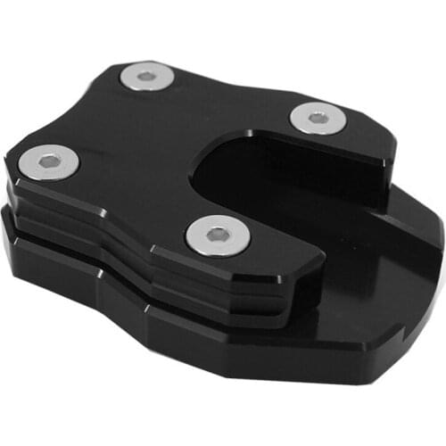Motorcycle Kickstand Pad Kick Stand Coaster Plate for ADV150 XADV150, CNC Aluminum Alloy Kickstand Plate Support Pad